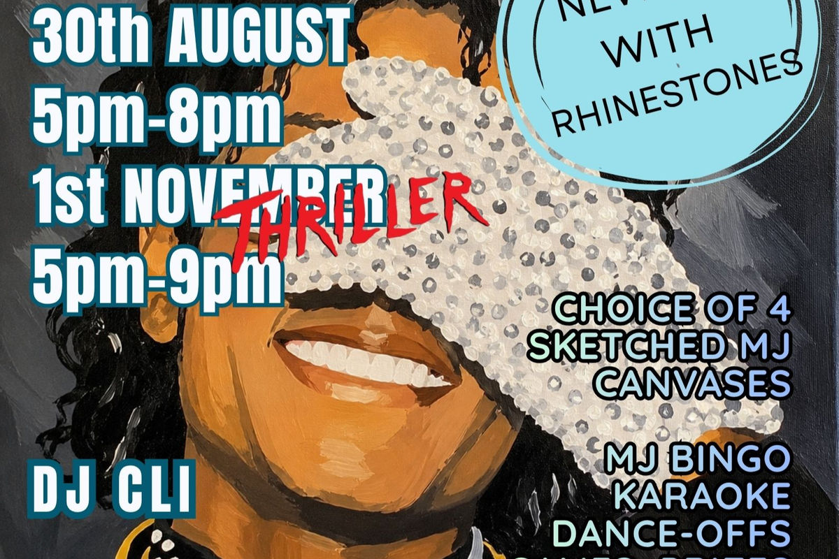 The MJ Experience Sketched Sip and Paint Michael Jackson Glove and Smile birthday celebration London Sunday 30 August 2026