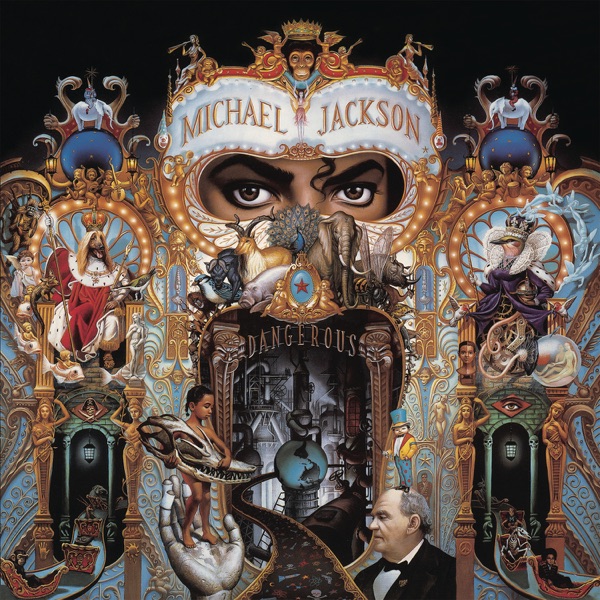 Dangerous - Michael Jackson album cover 1991 - King of Pop discography - MJ music